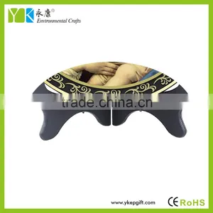Religious Catholic Christian Blessed Virgin Mary and Baby Jesus Plate Activated Carbon Carving Craft thumbnail-5