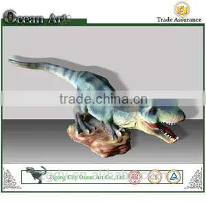 Wholesale Mini Dinosaur Wood Craft Dinosaur Statue for Sale thumbnail-1