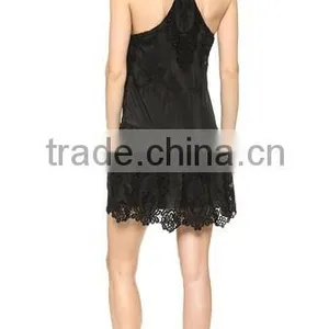 Lace Miniskirt With Strap Back thumbnail-4