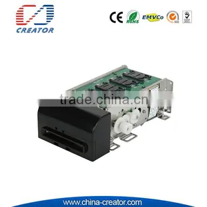 Insert and Eject Card From Front and Rear Side Credit Smart Card Reader Writer Motorized thumbnail-1
