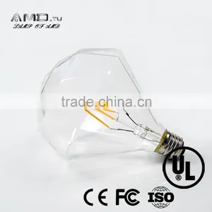 Diamond Decorative Led Filament 3W 4W 5W E27 E26dimmable Vintage Led Bulb thumbnail-4