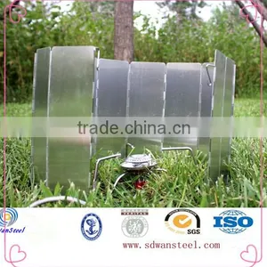 Aluminum Plate /galvanized Steel Plate Wind Deflector Screen for Picnic thumbnail-1
