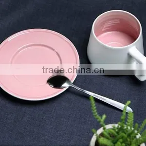 Light Green Coffee Mug With Coaster thumbnail-4