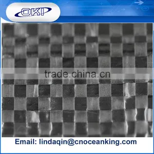 Black pp Woven Weed Control Mat thumbnail-1