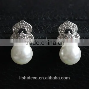 High Quality Earring Pearl Stud Earrings Jewelry Pearl Earring Jewelry For Sale thumbnail-1