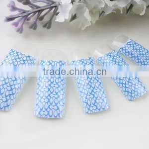 10 Sizes High Quality ABS Artificial Nails Salon Nail Adhesive Nails thumbnail-1