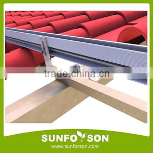 10kw to 100kw Solar Tile Roof Mounting Rack thumbnail-1
