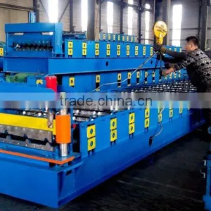 Corrugated Aluminum Sheet Roll Forming Machine thumbnail-1