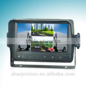 7 Inch Digital Color LCD Car Quad Monitor thumbnail-1