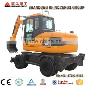 Garden Farm Excavator Japanese Engine Wheel Excavator With Backhoe for Sale thumbnail-5