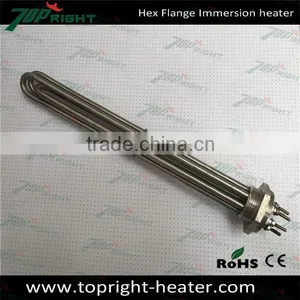 3kw Customized U Type SUS304 Electric Water Immersion Flange Heater and Flange Tubular Heater thumbnail-3