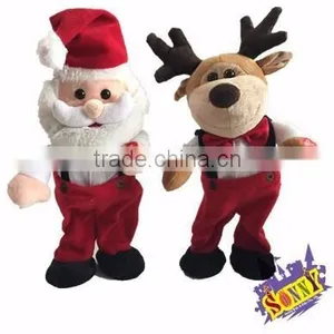 Christmas Decoration Singing and Dancing Santa Animated Toys 2015 thumbnail-3