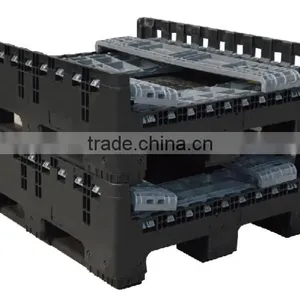 1200x1000x590 mm Collapsible Pallet Box, Collapsible Plastic Pallet Box thumbnail-3