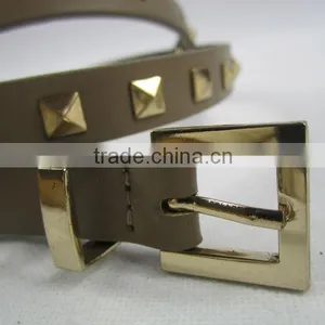 PU Belt Latest Design Metal pu Belt for Girls thumbnail-2