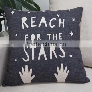 Custom Cartoon Design Printed Cushion Cover 18inch Square Linen/cotton Pillow Case thumbnail-5