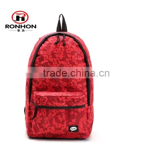 Manufacturer China 2016 New Fashion School Supply Red Oxford School Bag for Girls thumbnail-1