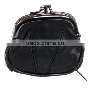 Factory Supplier Womens Leather Kiss Lock Coin Purse Fashion Coin Case thumbnail-4