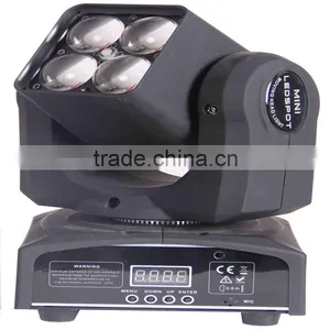 Top 1 Guangzhou 4pcs Mini LED Moving Head Light / Beam 40 Moving Head Light thumbnail-6