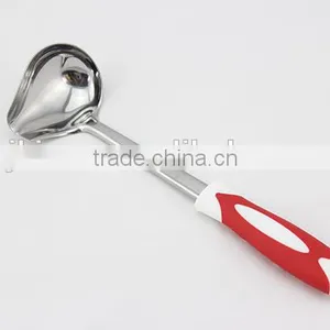 New Plastic Corn Handle Stainless Steel Kitchen Utensil Gravy Ladle Tasting Ladle thumbnail-6