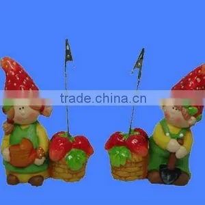 Ceramic Strawberry Doll Business Card Holder thumbnail-1