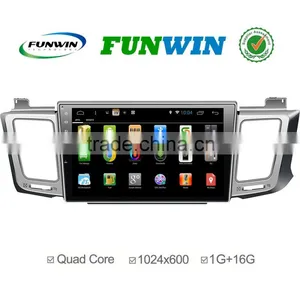 Android 4.4 Touch Screen Stereo Car Dvd Player for Toyota RAV4 2013 Wifi Bluetooth Phonebook thumbnail-1