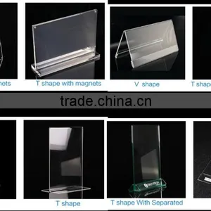 Slant Acrylic Standing Menu Holder or Acrylic Menu Stand thumbnail-4