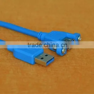 USB 3.0 A Male to USB 3.0 A Female With Bracket thumbnail-1