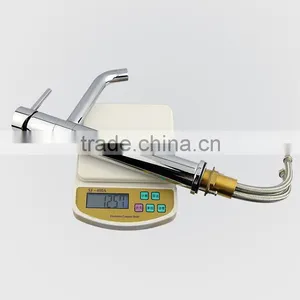 USA Wolverine Long Neck Brass Kitchen Faucet thumbnail-5