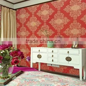 Red Chinese Wallpaper/decorative Plastic Wallpaper/wallpaper Suppliers China thumbnail-1