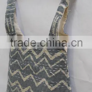 Wholesale Shopping Tote Cotton Bag With Leather Handle thumbnail-3