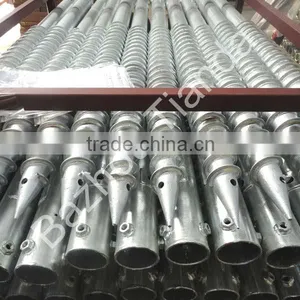 Hot-dip Galvanized Ground Screw Pile for Foundations of Solar Power System thumbnail-4