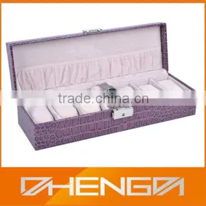 Good Quality PU Leather Cufflink Box Custom Made in China thumbnail-6