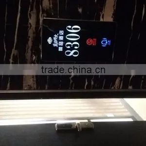 Hot Sale QL-D1 HoHotel Service System Electronic Doorbell Doorplate thumbnail-2