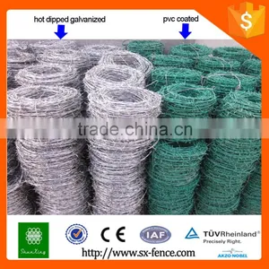 Hot Dipped Galvanized Double Twist Barbed Wire Fence thumbnail-3