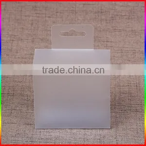 Transparent Packaging Plastic Sleeve , Printed PVC Sleeve Box , Thin Polyethylene Sleeve With Hook thumbnail-1