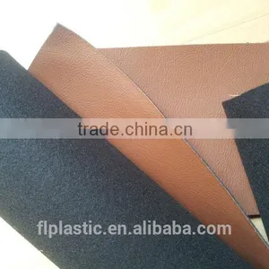 Nonwoven Backing Technics and PVC Material Leather for Car thumbnail-1