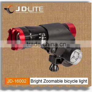 Waterproof Bright Bicycle Led Light Zoomable Powerful Bike Light Easy to Mount thumbnail-1