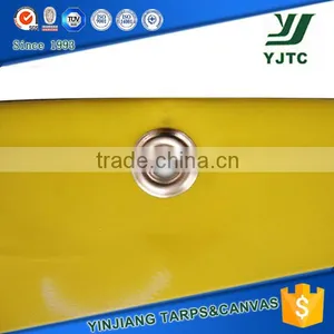 Yellow PVC Coated Tarpaulin Cover thumbnail-1