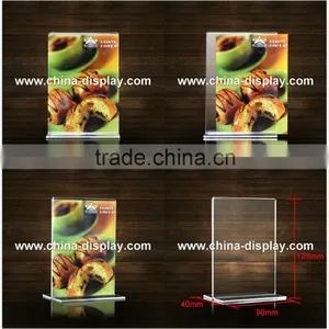 A4 Acrylic Romantic T Shape Menu Holder thumbnail-2