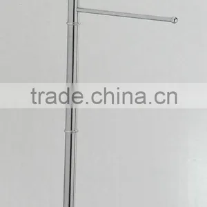 Mushroom Cover Metal Standing Rotating Towel Rack Stand Base Chrome thumbnail-1