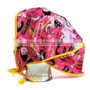Fashion Plastic Rain Bonnet/folding Rain Hat thumbnail-3