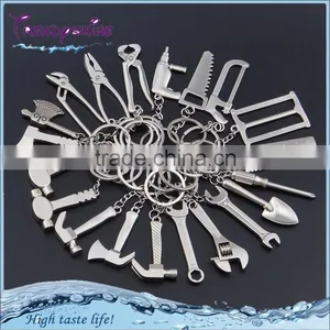 Cheap Silver Metal Zinc Alloy Nickle Free Wrench Keychain thumbnail-1