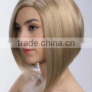 Mono Top Celebrity Beyonce Short Bob Wigs for Black Women thumbnail-4