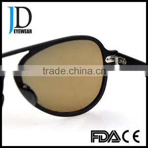 Custom Made Fashion Flat Top Red Lens Carbon Fiber Sunglasses thumbnail-5