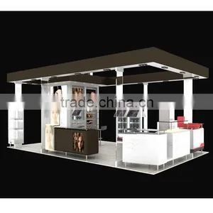 Custom Lucury Showcase Of ClothShop Counter Table Design thumbnail-5