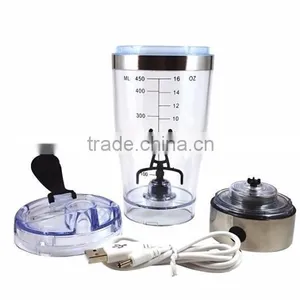 Bulk Items of BPA Free Titan Gel Li-ion USB Rechargeable Stainless Steel Electric Protein Shaker Mixer Cup Shaker Bottle thumbnail-4