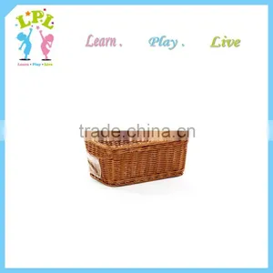 Custom High Quality Durable pp Synthetic Storage Wicker Basket Wicker Fruit Basket thumbnail-3