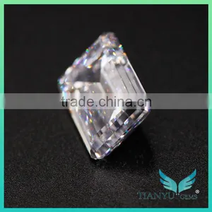 Wholesale 7*9mm 2ct Super White Colorless Emerald Cut China Synthetic Moissanite Diamond for Ring thumbnail-3