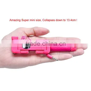 Pen-size Battery-free Extendable Selfie Monopod W/ Built-in Phone Holder For Mobile Phones & Action Camera thumbnail-3