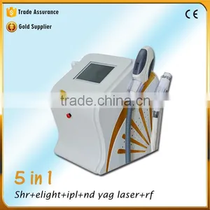 Professional 5 In 1 Shr Ipl rf nd Yag Laser Tattoo Removal Machine thumbnail-1